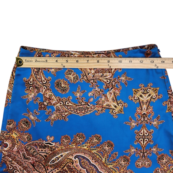 Marciano Blue Paisley Women's Skirt - Picture 9 of 9